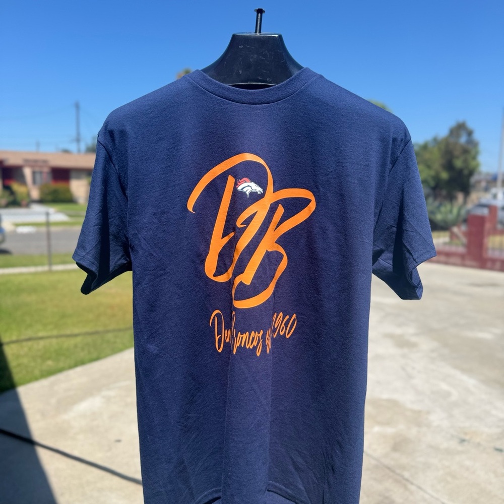 Denver Bronco “DB” logo tee NWOT